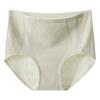 Ropa interior de algodón puro para mujer, talla grande, cintura alta, caderas grandes, seda morera 7a, antibacteriana, transpirable y sin marcas.
