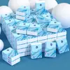 Papel de Lenço Manhua Mini Lenço Facial 50 Pacotes Papel de Guardanapo de Madeira Original Três Camadas Bolsa Pequena Portátil Lenço Puxar Dropshipping