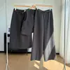 Conjunto de três peças para o dia a dia, novo estilo outonal, colete, calça pantalona e saia, profissional e elegante, um conjunto completo com toque de alta qualidade.