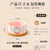 Comedero personalizado para gatos con diseño de oso de dibujos animados, cuenco cerámico grande para mascotas con base de madera, cuenco cerámico antideslizante y antiderrame para gatos