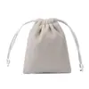Em Estoque Atacado Sacos de Pelúcia de Pelo Longo para Joias, Sacos de Armazenamento de Presentes para Joias e Antiguidades, Sacos de Veludo para Brincos, Colares e Ornamentos