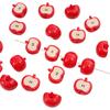 Manzana de Acrílico Corazón Estrella de Cinco Puntas Conejo Cuentas Pulsera DIY Hecha a Mano Cuentas Sueltas Accesorios Dibujos Animados Cuentas con Agujero