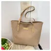 Bolso Tote Gran Capacidad Pana Bolso Casual para Mujer 2025 Nuevo Estilo Coreano Moda Bolso de Hombro Retro Simple Versátil