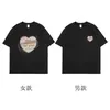 Algodão Penteado PuroCamisetas Combinando Especiais para Casais, Novo Estilo de Verão, Tendência Nicho Manga Curta