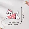 Patches de tecido bordados autoadesivos de gato e cachorro fofos de desenho animado para roupas infantis, chapéus, bolsas, decoração DIY e reparo