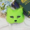 Máscara de Raposa Meio Rosto Rosto de Gato Plástico Travessia de Fronteira Baile de Máscaras Festa de Aniversário Halloween Show de Anime Adereços de Fantasia