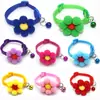 Nuevo Collar de Lazo Flor Gato Collar Perro Suministros para Mascotas Venta Directa de Fábrica Preferido Transfronterizo
