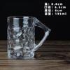 Copo de água resistente ao calor de vidro espesso com alça para uso doméstico Copo de chá Copo de café com leite Copo para bebidas geladas Copo de cerveja trançado