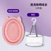 Set de limpieza de brochas cosméticas de tres piezas tazón de lavado plegable de silicona borla para polvo herramienta artefacto de limpieza de huevo de maquillaje de belleza red de secado