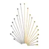 Alfinetes de Cabeça Redonda de Aço Inoxidável, Alfinetes em Forma de U, Alfinetes em T, Alfinetes de Posicionamento com Bolinhas, Materiais para Acessórios de Pulseira e Colar DIY, Extra Longos 0,6-6mm