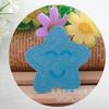 Fábrica de Pasta Bordada Sonriente de Estrella Tela Bordada Pegar Insignia Adhesiva de Tela Etiqueta de Tela Ropa Infantil Parche para Planchar Etiqueta de Pecho Accesorios