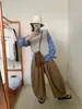 Camisa a Rayas Casual y Elegante de Estilo Coreano para Mujer, Nueva Colección Primavera 2026, Diseño Holgado, Camisa de Nicho para el Trabajo