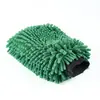 Luvas de chenille para detalhamento e enceramento de carros, disponíveis em cores personalizáveis, com dupla camada para espessura extra e adequadas para tirar o pó e limpeza doméstica.