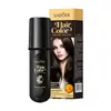 Pluma de Tinte para Cabello de Retoque Desechable con Queratina Peptídica Color Negro Natural Tinte para Cabello Pluma Artículos de Punto Transfronterizos