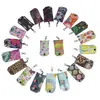 Stock Nuevo Bolso de Compras Plegable de Poliéster Bolso de Compras Creativo Conveniente Ligero Ecológico Bolso de Almacenamiento Portátil Estampado