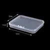 Caja Transparente Rectangular Caja de Almacenamiento Joyería Accesorios Caja de Almacenamiento de Plástico PP Caja de Empaque para Uñas Caja Pequeña de Almacenamiento para Arte con Cuentas