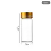 Botella de los deseos de 30 mm de diámetro, botella pequeña sellada, botella de vidrio decorativa, botella de tubo de alúmina transparente, botella para té de flores, mensaje en una botella