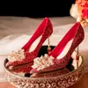 Zapatos de Mujer de Moda, Zapatos de Boda de Tacón Alto de Aguja para Mujer, Zapatos de Novia, Tacones Altos, Nuevos Zapatos de Boda para Mujer Primavera y Verano 2025