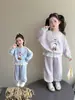 Conjunto Deportivo para Niñas Otoño 2026 Nuevo Sudadera Casual de Primavera y Otoño para Niños Conjunto de Dos Piezas Moderno y a la Moda para Bebé