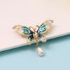Broche Hoja de Ginkgo Perla de Agua Dulce para Mujer Pin Antideslizante Accesorios de Ropa Broche Pequeño Simple Personalizado Accesorios Regalos
