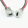 Luz Indicadora LED Verde Conector Fêmea Tipo-C com Cabo para Modificação de Carro e Equipamentos de Beleza Porta Tipo-C