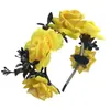Diadema Europea y Americana Nueva de Flores para Halloween Araña Personalizada Flor Artificial Maquillaje Cosplay Fiesta Accesorios para la Cabeza Venta al por Mayor