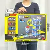 Camión Catapulta de Juguete para Niño con Pista Plegable, Contenedor de Almacenamiento, Caja de Regalo Grande, Suministro de Regalos al por Mayor para Supermercados y Centros de Entretenimiento