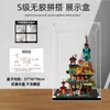 Vitrine Acrílica do Filme Ninjago para Lego 71741 Transparente à Prova de Poeira para Armazenamento de Figuras