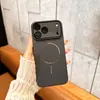 Aplicable a iPhone 18 Pro Max Funda de Teléfono Magnética con Anillo Fino de Tacto Suave para Apple 17 Cobertura Total de Lente Funda Protectora Anti-caídas