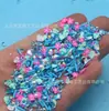 Halloween Ecológico Gránulos de Arcilla Suave Gránulos de Azúcar Barro de Cristal Cortado Slime Accesorios Hechos a Mano para DIY Relleno Venta al por Mayor