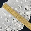Tela de Bordado Hueco Perforado de Algodón Jiuli, Material de Bordado, Accesorios para Ropa, Encaje de Bordado de 16 cm