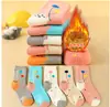Calcetines para niños engrosados calcetines de rizo para niños de tubo alto calcetines para niños invierno terciopelo cálido calcetines para bebé calcetines de nieve