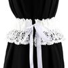 Falda Faja de Encaje Transfronterizo Elástico Elástico Encaje Ensanchado Accesorios de Cintura para Mujer Moda Versátil Cinturón Ancho con Decoración de Camisa