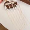Pinza para el cabello con lazo de cinta dulce, clip para flequillo lateral, pinza sencilla de pico de pato, adorno para la cabeza, popular francés, pinza para el cabello sencilla