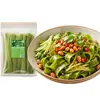 Fideos largos de col rizada, fideos fríos, rollos de fideos secos tradicionales sin cocción, refrescantes y saciantes, snack anti-hambre, sustituto de comida