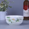 Tigela de cerâmica para uso doméstico, colher, tigela pequena, tigela de arroz, tigela de sopa, tigela de macarrão, prato, prato, louça para combinar gratuitamente, pode ir ao micro-ondas