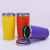 Europa y Estados Unidos Nuevo Vaso para Coche de 20 oz Amazon Vaso con Aislamiento Frío Acero Inoxidable 304 Plástico Rociado Vaso para Coche Vaso Ice Bully