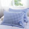 Un Par de Fundas de Almohada Domésticas Grandes Hechas de Gasa para Adultos, Transpirables y Absorbentes del Sudor, Fundas de Almohada Suaves de Tamaño Grande para Parejas