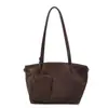 Bolso tote grande de moda retro esmerilado transfronterizo para mujer, para ir al trabajo, sensación relajada, bolso de hombro único, bolso de mano, personalizado