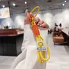 Estilo Minimalista Feito à Mão Corda Trançada Bloqueio de Cores Cordão Chaveiro Capa de Celular Alça de Pulso Portátil DIY Tendência Acessório de Nicho