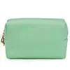 Bolsa de Maquillaje Popular Casual para Mujer 2025 de PU Cuadrada Portátil de Mano para Viaje Almacenamiento de Artículos de Tocador en Casa Bolsa de Maquillaje
