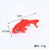 Mini modelo de pez dorado koi simulación miniatura paisaje de escena acuática decoración acuario pequeño diy accesorios de joyería de peces pequeños