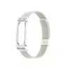 Adequado para moldura de relógio de metal tipo armadura de ar para Google Fitbit, fivela de malha de aço, pulseira de metal para relógio Google multicolor