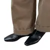 Botas femininas curtas minimalistas Maillard em couro bovino super macio 2026 novo bico quadrado salto baixo Chelsea botas femininas justas