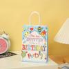 Bolsas de Papel para Empaque de Regalos Creativas de Dibujos Animados Regalo de Cumpleaños Bolsas para Empaque de Regalos Bolsas Tote Versátiles para Fiesta Al Por Mayor