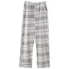 En stock 7A fabricante 40 unidades doble cara 210g pantalones de pijama para hombre, nuevos pantalones largos casuales a cuadros de otoño, pantalones para casa disponibles
