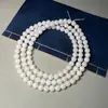 Hilo de mano natural de Bodhi de jade blanco de Hainan, cuentas de Buda tejidas a mano para hacer tú mismo, placa de joyería a juego para el primer vestido de hombres y mujeres, Wen Play