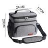 Bolsa de picnic térmica de gran capacidad 2024, bolsa para lonchera de tela Oxford engrosada, bolsa impermeable de PEVA para lonchera de estudiante