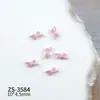 Abalorios para Uñas Franceses Perla Moño Súper Brillante Moño Tridimensional Lazo de Moño Decoración para Uñas