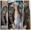 Tatuagem Temporária Completa de Braço com Flores e Ervas para Homens e Mulheres à Prova d'Água Duradoura Tinta Suco Alta Qualidade Não Refletiva Novo Estilo 2025